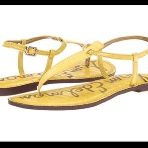 Sam Edelman GIGI yellow sandals